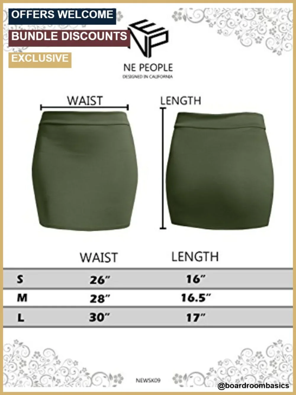 Stretch Knit Bodycon Pencil Mini Skirt - Premium Poly Spandex